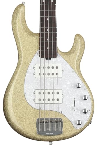 Ernie Ball Music Man StingRay Special 5 HH Bass Guitar - Genius Gold with Rosewood Fingerboard