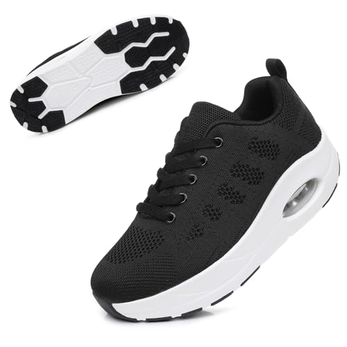 Image of Git-up Women's Arch Support Walking Shoes, Breathable Wide Toe Box Nursing Work Shoes for Plantar Fasciitis