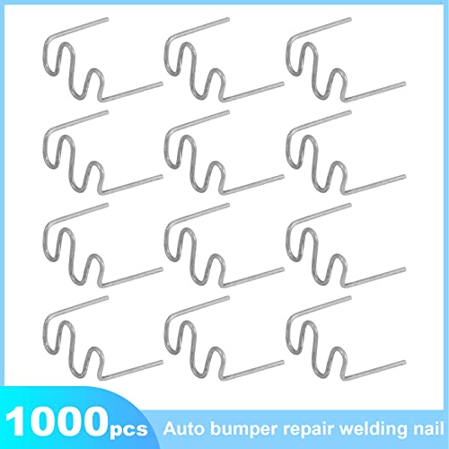 Teppich 1000Pcs 0.8mm Staples for Hot Stapler Plastic Repair Wave Staples Bumper Bodywork Repairs S Wave Staples,Automotive Bumper Repair Staples