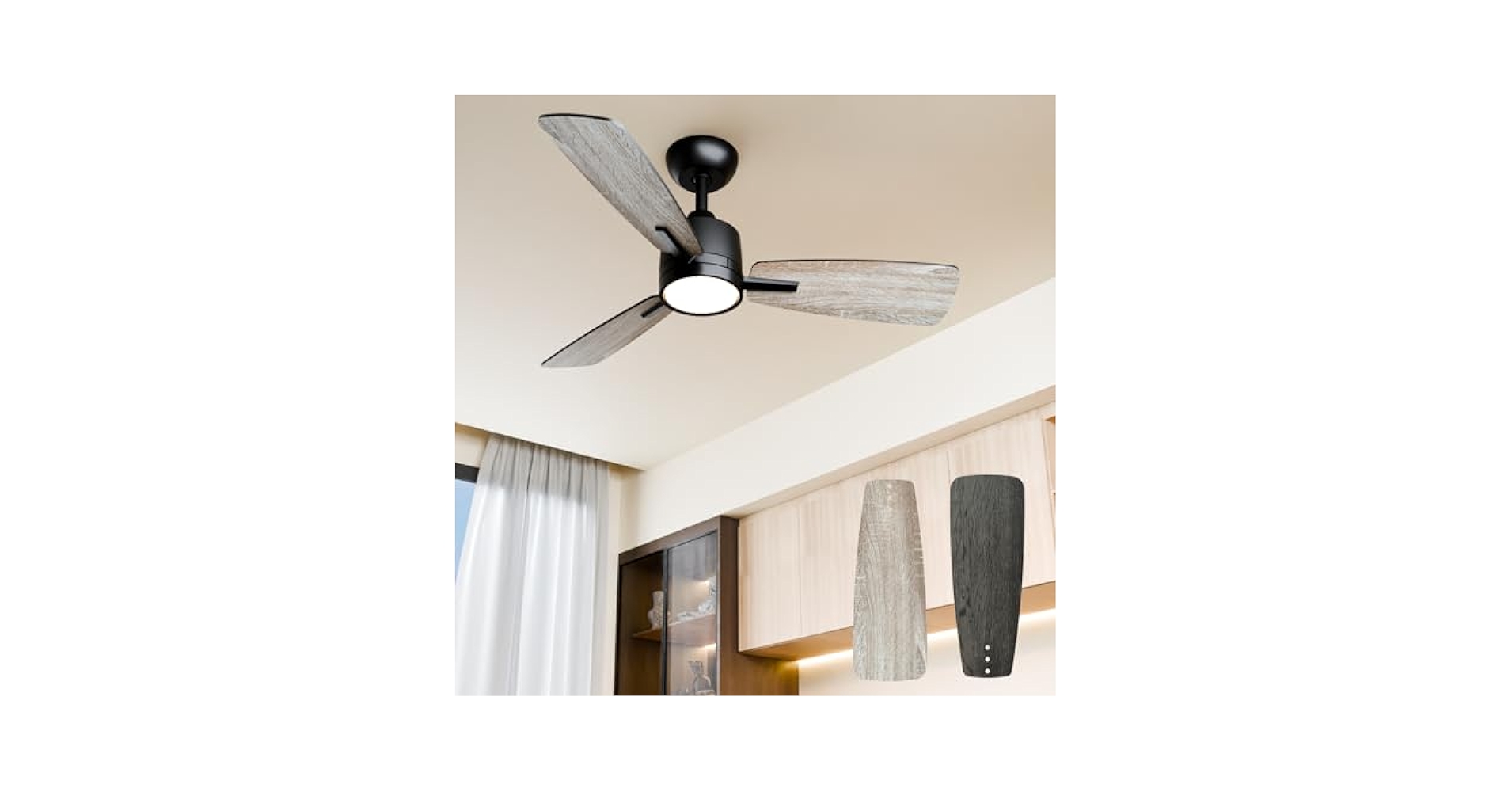 Amazon.com: TALOYA 42 Inch Ceiling Fans with Lights Led