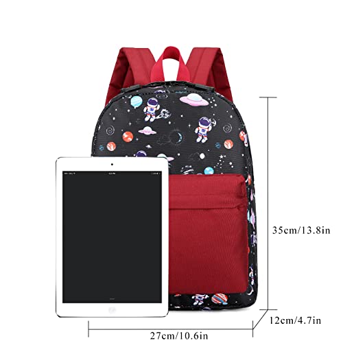 Toddler Kids Backpack Boy Astronauts Universe Preschool Cute Backpack Child Daycare School Bag Nursery with Chest Strap - Image 3