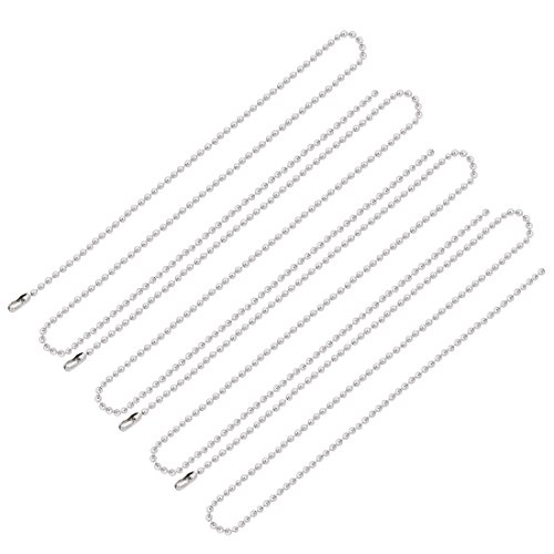 Aexit Stainless Steel Lighting fixtures and controls Bead Ball Chain Keychain 3.2mm by 20 Inches 4pcs