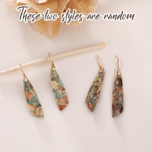 MJartoria Stone Earrings for Women Trendy Vintage Dangle Earrings Drop Earrings Statement Earrings Jewelry Gifts4