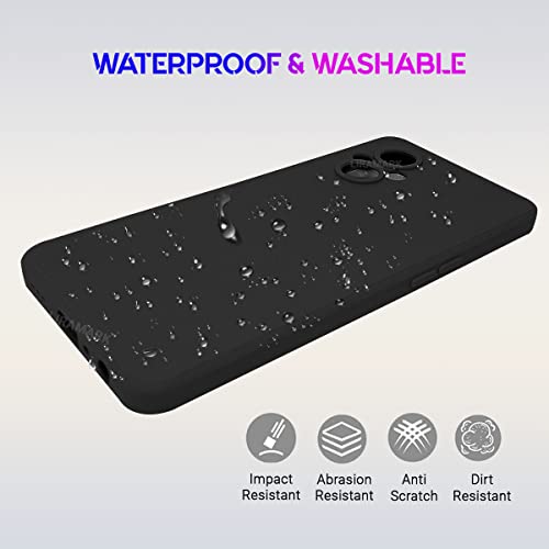 Image of LIRAMARK Silicone Soft Back Cover Case for Oppo F21 Pro 5G & Oppo F21s Pro 5G (Silicone Black)