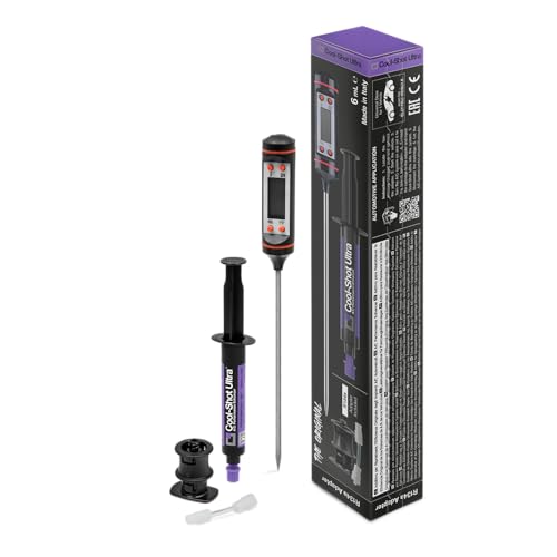 Cool-Shot Ultra ERRECOM pour climatiseur auto avec seringue 6 mL et thermomètre de contrôle