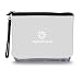 Clear Travel Bag with Heavy Duty Transparent Plastic Pouch, Zipper & Carry Strap - Water Resistant Great for Day Trips, Beach, Pool or Sporting Events. Stands Up for Easy Loading – Black Trim (CTBMSB)
