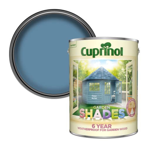 Cuprinol CUPGSFOR5L 5 Litre Garden Shades Paint - Forget Me Not