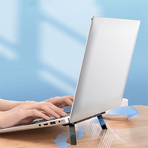 Soporte plegable para portátil con adhesivo y ventilación miniatura 4