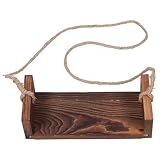 iplusmile Holzschaukel für Neugeborene 30x13x10cm Hartholz Sitz mit Weichem Polster Babyfotografie...