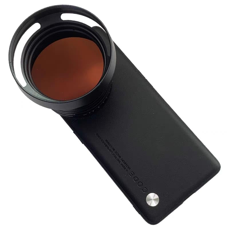 Image of GetZget 52mm Lens Hood Compatible with iPhone 13 /14 / 15 & Plus Mobile Cover, DSLR Camera Lens Protector Accessories(Lens Hood, 52mm)