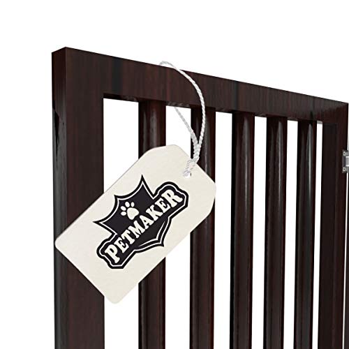 Petmaker 80-62875-B4MDF Pet Gate - 4-Panel Indoor Foldable Dog Fence thumb #6