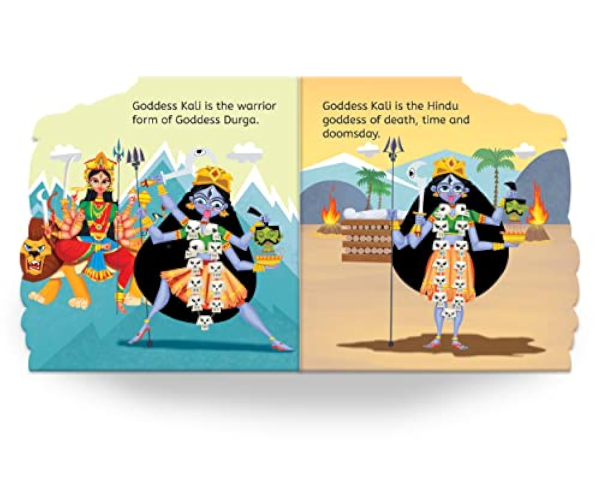 My First Illustrated Kali Hindu Mythology Board Book for Age 2+