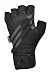 adidas Fingerless Black/Red Logo Wrist Wrap L