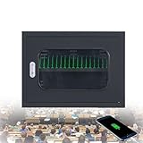 TDSYOCG 20-60 Slot Smartphone Charging Cabinet, Device Mobile Charging Station and Storage Cart, Portable Cellphone Chargings Locker, Secure Phone Cabinet, for Students and Employees
