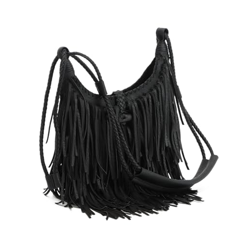 Sac à franges pour femme style hobo vintage avec pampilles