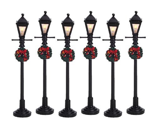 collection Lighted Street Lights Lamps for Christmas Village