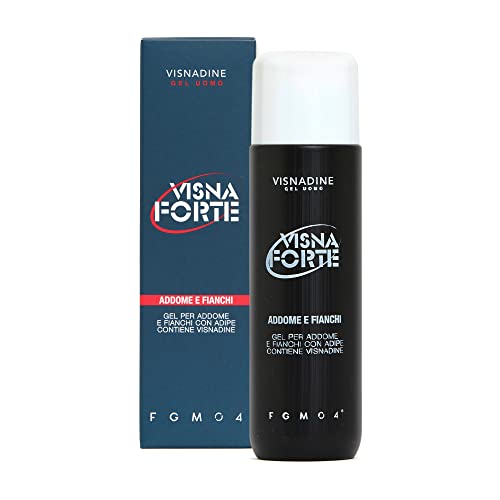 FGM04. Visna Forte gel uomo. Crema per addominali e fianchi. Gel con fosfatidilcolina. 1 x 200 ml