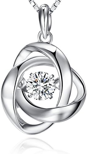 B.Catcher Collana Con Pendenti Gemelli In Zircone Cubico Ed Argento 925