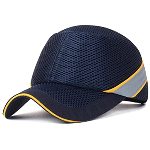 Dianzan Safety Bump Cap Classic Baseball Hat Style Lightweight Breathable Head Protection Cap High Visiblity Hard Hat for Men Women