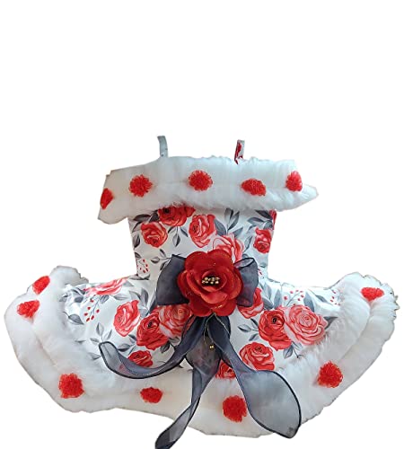 Image of A-Line Knee Length Short Frock Dress Baby Girl Style Flared Party Midi Dress /Frock