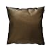 Morbidissimi Cuscino arredo Color Bronzo in Ecopelle - Dimensioni Varie P284 60x60 cm