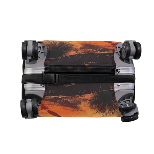 Cowboy Luggage Cover for Suitcase, Elastic Travel Protector with Zipper, Washable Anti-Scratch Dustproof Luggage Sleeve Fits 18-20 Inch4