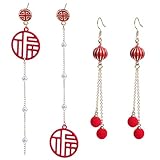 Pendientes de estilo chino, ligeros y cómodos de llevar.