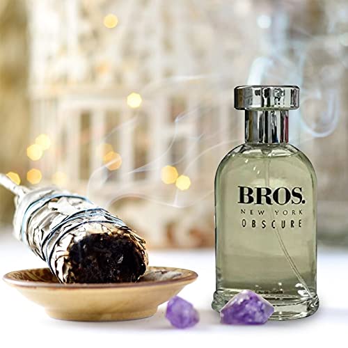 Bros. New York Obscure - Eau De Toilette Spray Perfume, Fragrance For Men- Daywear, Casual Daily Cologne Set With Deluxe Suede Pouch- 2.7 Oz Bottle- Ideal Edt Beauty Gift For Birthday, Anniversary #TOP4