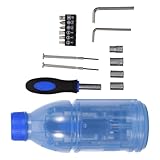 BUGUUYO Kit De Reparación De Destornilladores Para Bebidas Organizador De Herramientas Con Forma De Botella Kit De Destornilladores Estilo Botella Manuales