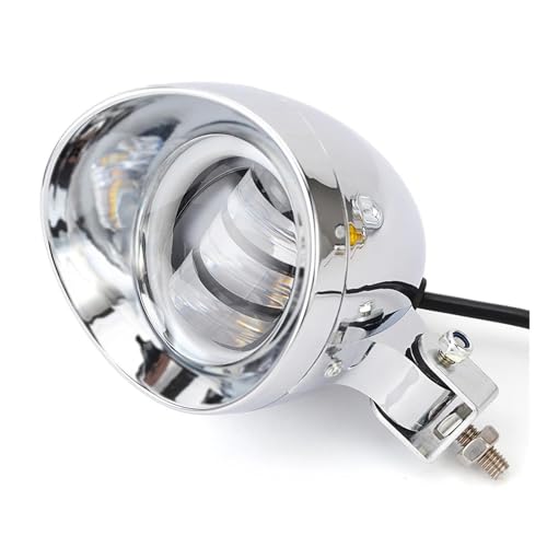 Luces auxiliares moto ajustables faros antiniebla universales para choppers y cruisers