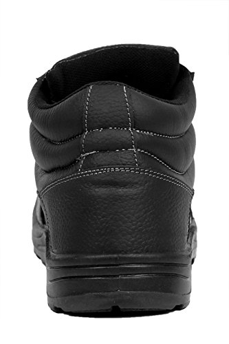 JK PORT Mens New Safety Shoes with Steel Toe