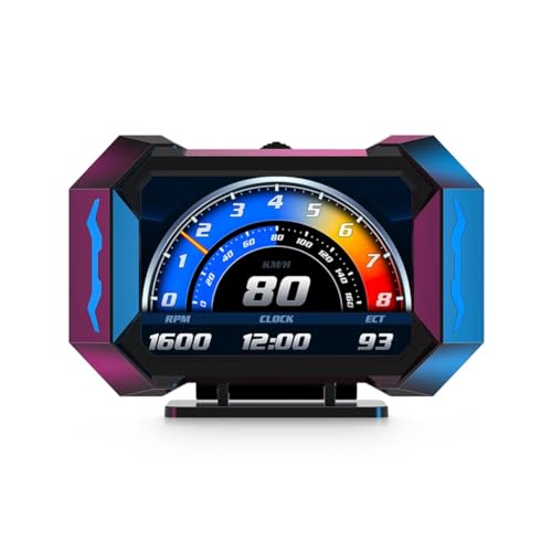 Proyector velocímetro digital LCD para vigilar la temperatura del agua del coche