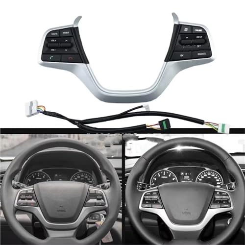 Bouton Commutation Volant Hyundai Solaris Réparation Commandes Audio Bluetooth 2017-2022