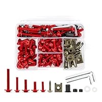 Schroeven en moeren 177 Stuks Motorfiets Kuip Bouten Schroeven Voor Kawasaki Z750 Z900 Z1000 Z800 Voor Versys 650 Er6n Voor Ninja 400 300 Z1000sx(Gold