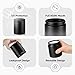 Tecohouse 8oz Black Glass Jars with Lids, 30 Pack Candle Jars with Blank Labels, 250g Wide Mouth | Lotion Container for Sample, Cream, Lotion, Honey, Powder, Jelly | Home & Beauty