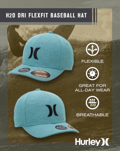 Image of Hurley Men's Caps - One & Only Flexfit Baseball Cap - Fitted Hats for Men (S-XL)