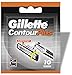 Gillette ContourPlus, Confezione da 10 Lamette da Barba di Ricambio, con Striscia Lubrificante, Tradizione e Innovazione per Meno Irritazioni