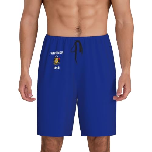 Pyjama court homme Wisconsin respirant et léger pour l'été