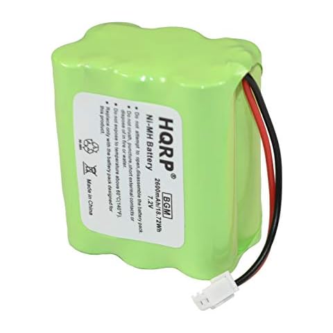 HQRP Backup Battery Compatible with 2gig BATT1X BATT2X BATT1 GC2 2GIG-CNTRL2 2GIG-CP2 GCKIT311 Go Control Panel Security System Alarm 6MR2600AAY4Z 10-000009-001 10-000013-001 Linear PERS-4200 Cover