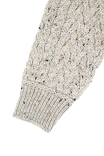 Aran Crafts Men's Irish Cable Knitted Wool Zip Hooded Cardigan (Hd4821-Xl-Oat) Oatmeal #TOP4