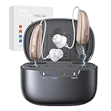 Villear OTC Hearing Aids, Hearing Aids for Seniors, Upgraded 11-Level Volume Control, 16-Channel Digital Chip for Clear Sound and Intelligent Noise Reduction, Rechargeable with 1-Week Use