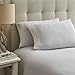 Laura Ashley - Full Sheet Set, Cotton Flannel Bedding, Brushed for Extra Softness & Comfort (Cloud Grey, Full)