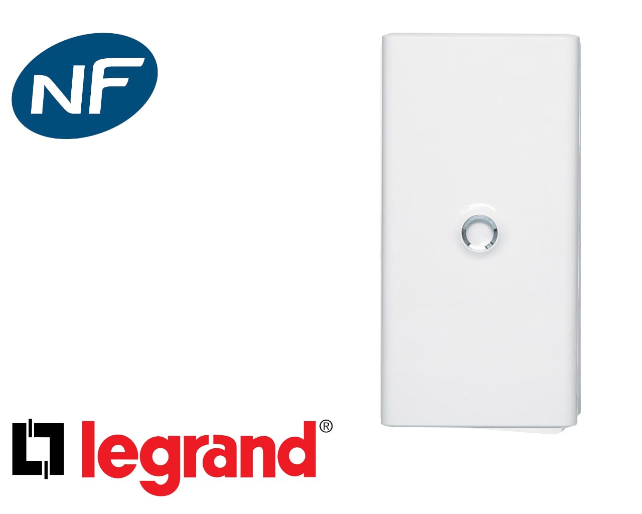 Legrand 401333 Drivia IP40 IK07 Coffret Porte, Blanc