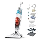 Rowenta, Nettoyeur vapeur, 2 en 1, Aspire et lave en même temps, Nettoyeur à main amovible, Performant, Assainir, Technologie Cyclonique, Chauffe rapide, Clean & Steam Multi RY8544WH