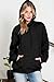 SHEWIN Oversized Sweatshirt for Women Loose fit Casual Long Sleeve Waffle Hoodies Pullover Sweatshirts Soft Trendy Fall Outfit for Women 2025,US 16-18(XL),Black
