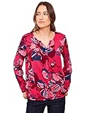 bluse blau mit blumenmuster Die bequeme Damenbluse hat ein Gummibund und kann über mehrere Saisons getragen werden
