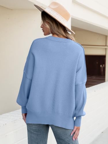 Image of ANRABESS Women's Oversized Knit Sweaters 2026 Fall Outfits