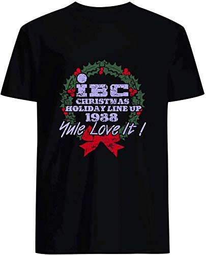 NA IBC Christmas Holiday Line Up 1988 Shirt Black S