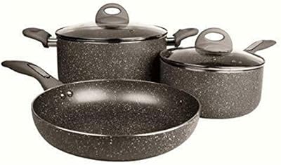 Amazon.com: Country Kitchen Nonstick Cookware Sets - 5 Piece High ...