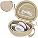 Headphone Case for Beats Solo 4/ for Soundcore/for Glynzak/for Picun B8/ for Beats Studio Pro, Solo3, Solo Pro On-Ear Headphones, Foldable Bluetooth Wireless Headset (Extra Large) - Khaki